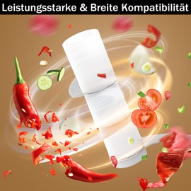 Electric Onion Cutter, 400 ml Onion Chopper, Multi Chopper Vegetable Cutter, 6 Blades, Type C Charging Cable, Onion Chopper Kitchen for Meat, Onions, Garlic, Vegetables, Nuts