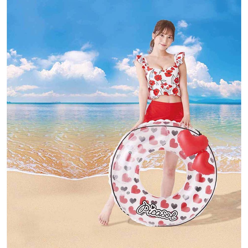 Doshisha Pop Up Heart Float, 35.4 inches (90 cm)