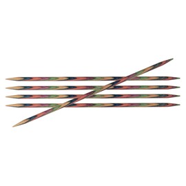 KnitPro 15 cm x 2.75 mm Symfonie Double Pointed Needles, Multi-Color
