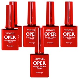 Viewel Opal Overlay Oppa Top Gel, 10ml, 6 pcs / 뷰젤 오팔 오버레이 오빠 탑 젤, 10ml, 6개