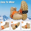 Ice Cleats Snow Traction Cleats for Walking on Snow and