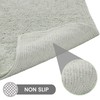 Better Trends Granada Collection, Luxurious 17x24 Bath Rug, Water Absorbing