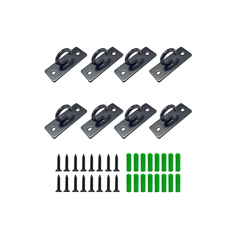 bjsdkff 8 Pcs Resistance Bands Wall Anchor,Ceiling Mount Anchor Wall