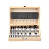 Mollom Carbide Forstner Drill Bit Set 8 Pieces(6.3-35mm), Woodworking with