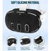 Silicone Cover Set Compatible with Meta Oculus/Quest 3, VR Accessories