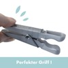 Laguelle 80 Plastic Clothes Pegs, Durable and Reusable, Ideal for