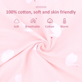 Baby Girls' Jumpsuit Romper Pyjamas Cotton Pyjamas Long Sleeve Bodysuit 6-9 Months