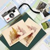 Alaska, Vector Moose and Trees (4x6 Birch Wood Postcards, 2-Pack