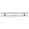 Stainless Steel Magnetic Knife Holder Wall Mounted Double Bar Kitchen