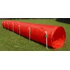 18' Dog Agility Tunnel with Stakes, Multiple Colors Available (Red)