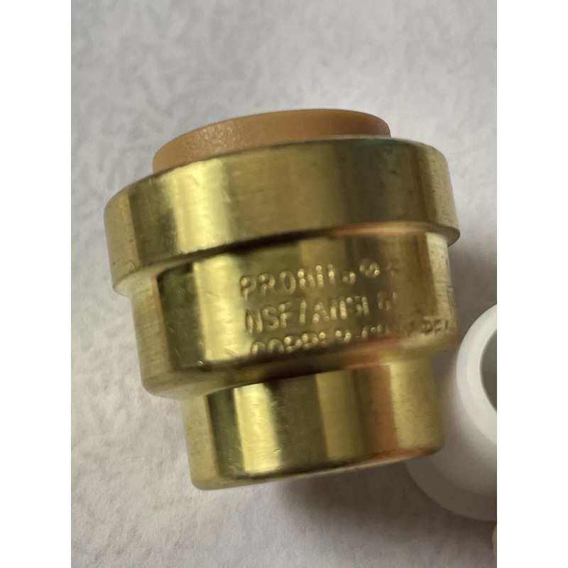 Pro Line 1/2" Sharkbite Style PUSH FIT Plug End Cap