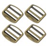 PATIKIL Ladder Lock Buckle Slider 20mm, 4 Pack Zinc Alloy