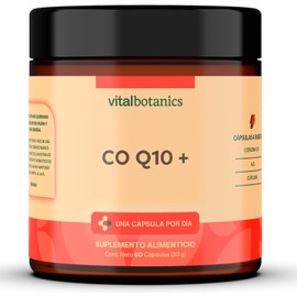 Vital Botanics CoQ10 Coenzima Q10 con Ajo y Cúrcuma