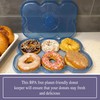 Touch Up Cup Donut Fresh Storage Container Holder, Airtight and