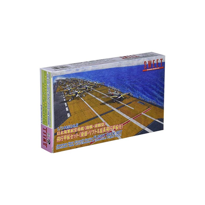 Sweet 1/144 Japanese Navy aircraft carrier flight deck set plastic model