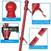 ZMTECH Flag Pole - Upgraded Bracket, 6 FT Stainless Steel