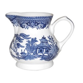 Blue Willow Churchill China Cream Jug, Made in England