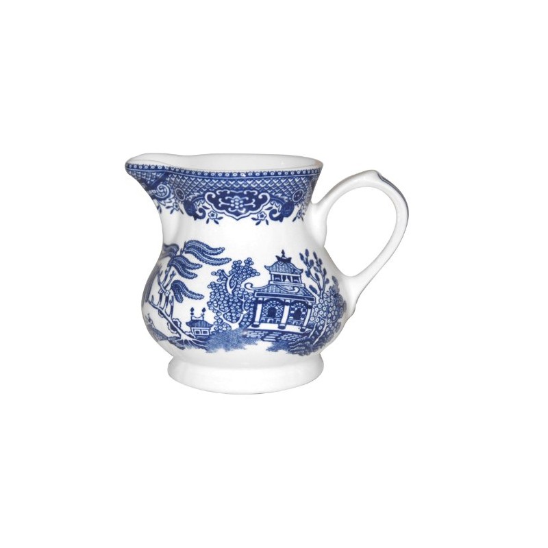 Blue Willow Churchill China Cream Jug, Made in England