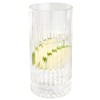 Restaurantware Elysia 15 Ounce Drinking Glasses 12 Cut Beverage Glasses