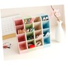 jojofuny 4pcs Multifunctional Desk Pen Holder Storage Box Desktop Organizer