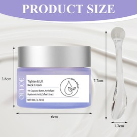 2 Flaschen Tighten and Lift Neck Cream Hals und Dekollete Creme Go Pure Neck Firming Cream Am Besten Zum Straffen Schlaffer Haut Neck Tightening Lifting Sagging Skin for Face, Neck