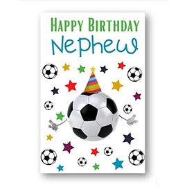 Second Ave Nephew Football Children's Kids Happy Birthday Card Greetings Card