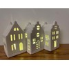 khevga Christmas Decoration LED House with Timer Set of 3