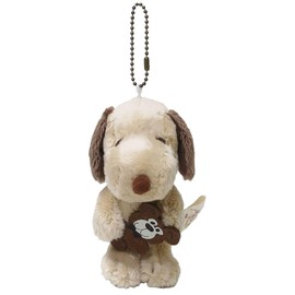 Nakajima Corporation Peanuts Snoopy & Bear Mascot Brown 215390-25 H 13 x W 6 D 8 cm