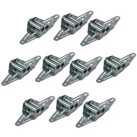 The ROP Shop | (Pack of 10) Overhead Garage Door #2 Hinges, Narrow Body for Edge Panel Mounting