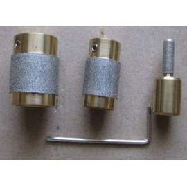Stained Glass Grinder Head Bit 3 Sizes Quality Brass Core
