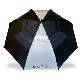 Nautica 2 pk Golf Umbrella Set - Black/White