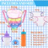 6 Pcs Carrier Play Set for Baby Dolls with Toy