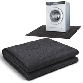 Ayzsdnh Washing Machine Mat 60 x 36 Inches, Absorbent Felt Waterproof Floor Protector for Washer, Dryer, Fridge, Freezer, Noise Reducing, Cuttable Home Appliance Mat