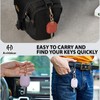 ANHBKAR Leather Keys Sleeve for Broken Car Key Loop Replacement