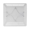 Folosem S97013576 White Classic Bathroom Vent Cover Grille, Water Resistant,