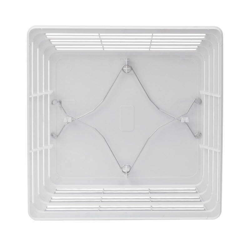 Folosem S97013576 White Classic Bathroom Vent Cover Grille, Water Resistant,