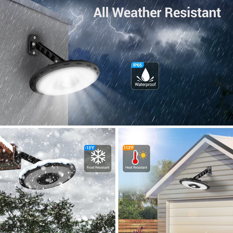 ropelux Solar Lights Indoor Outdoor, 3000LM Dimmable 5 Modes (2