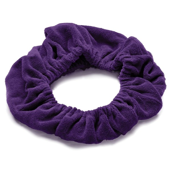 TASSI (NxN Purple) Hair Holder Head Wrap Stretch Terry Cloth, The Best Way To Hold Your Hair Since...Ever!