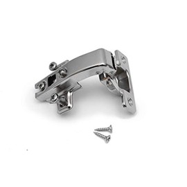 GTV 35mm Angular Standard 90 Degree ZE Hinge, Steel, Zinc Plated, Gray, Classic