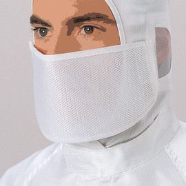 [ミドリ安全] クリーンウェア メッシュマスク ホワイト フリー