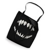 Funny Vampire Dracula Teeth Costume Tote Bag