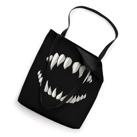 Funny Vampire Dracula Teeth Costume Tote Bag
