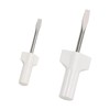 yueton 2PCS Sewing Machine Screwdriver White Sewing Machine Needle Plate
