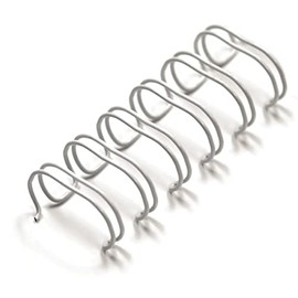 Albyco - Wire binding combs, Wire-O wire binding combs - 6.4 mm - Book rings, spiral binders, paper binders, wirebind, binder backs wire - 1/4 inch - up to 35 sheets - 100 pieces - white