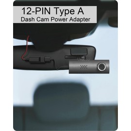KWRNVO Dash Cam Power Adapter 12-Pin Type A, Mirror to Dashcam Power Adapter for Toyota Tacoma (15-23), Select Highlander, Tundra, Sienna; Honda Ridgeline & More with 3pcs USB Cable