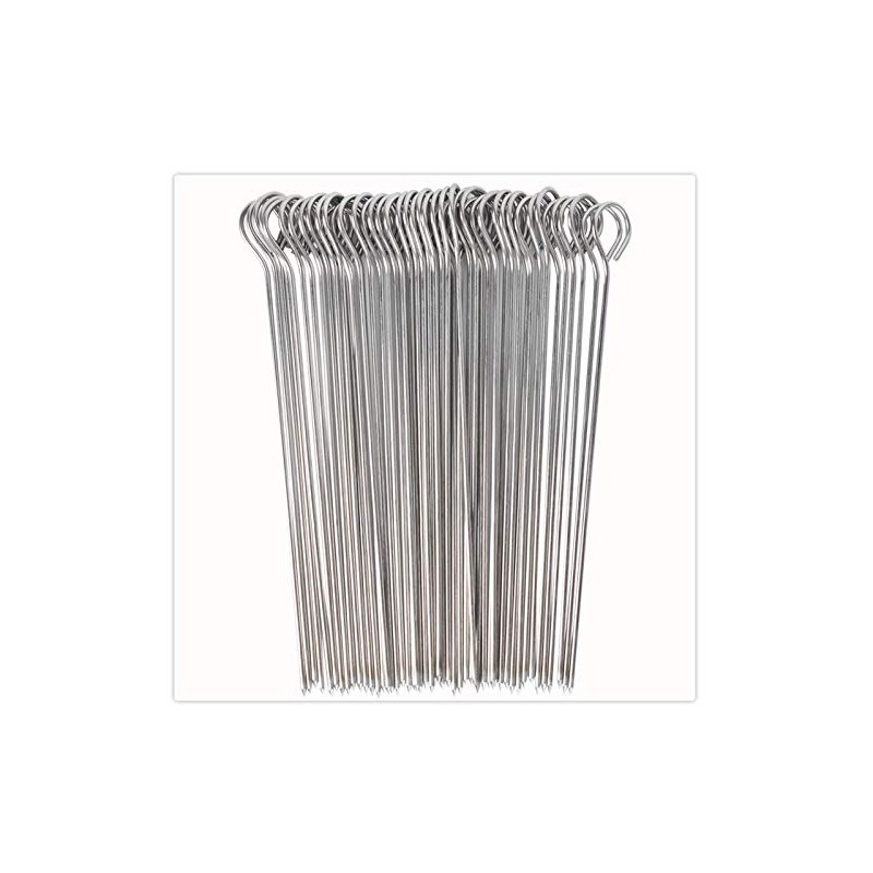 UCEC 50x Kebab Skewers, Skewers for Grilling, Metal Kebab Sticks,