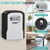 TEUEN Key Lock Box, Wall Mount Lock Box for Keys