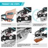 DURATECH Leather Hole Punch, Heavy Duty Belt Hole Punch Plier