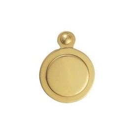 Carlisle Brass M42 Escutcheon-Lock Profile Victorian Round Cover FACE FIX, Gold