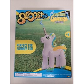 Sloosh Unicorn Sprinkler Giant Inflatable Unicorn Sprinkler Outdoor Water Inf...